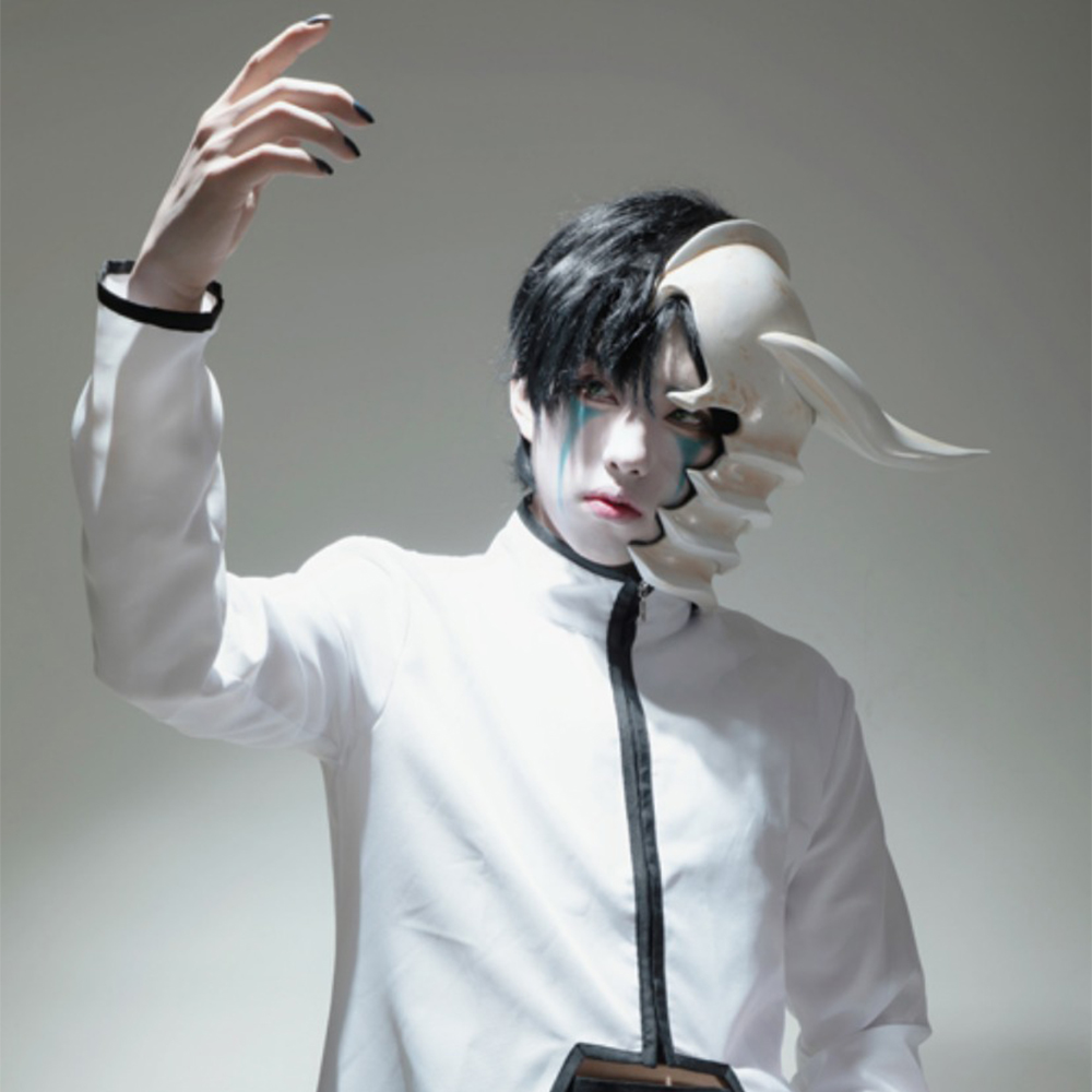 Anime Bleach Ulquiorra's Cospl - Bleach Captain Coat review and price
