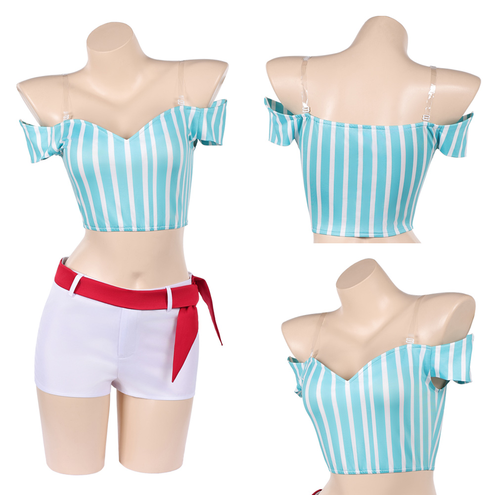 Anime Pirate Cosplay Nami Top  - Anime Cosplay Outfits Female review and price