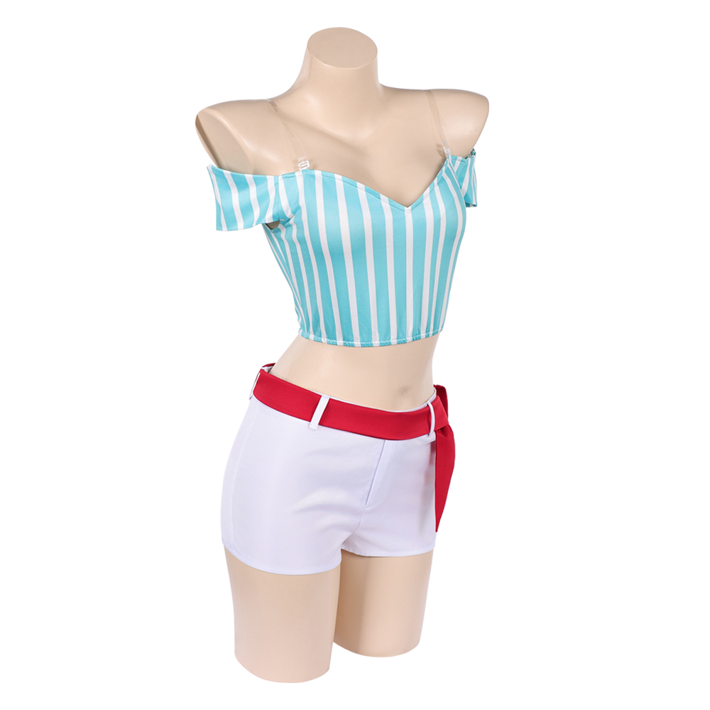 Anime Pirate Cosplay Nami Top  - Anime Cosplay Outfits Female review and price